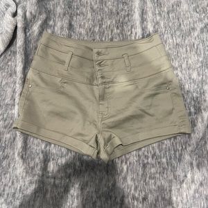 High waisted shorts